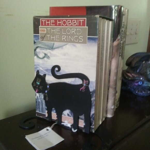 Claudine Buell metal cat sculpture modern fun whimsical art - Picture 10 of 16